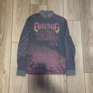 Topman Mock Neck Long-Sleeve